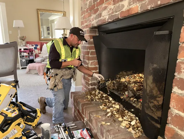 Safe screening installation by Darien Chimney Sweep in Darien, CT