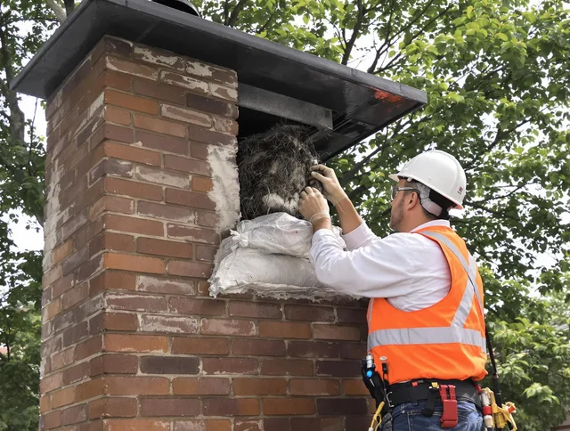 Humane removal of debris and animals by Darien Chimney Sweep in Darien, CT