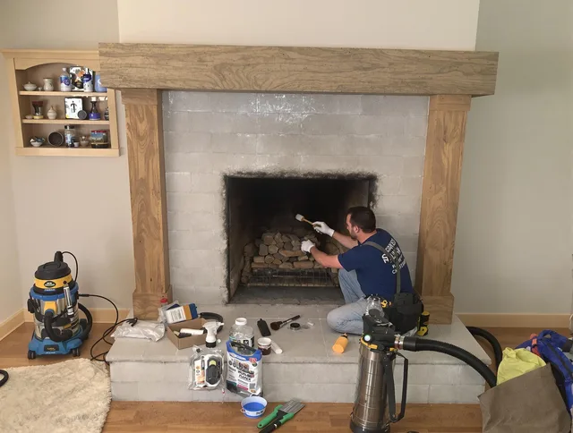 Detailed creosote removal process by Darien Chimney Sweep in Darien, CT