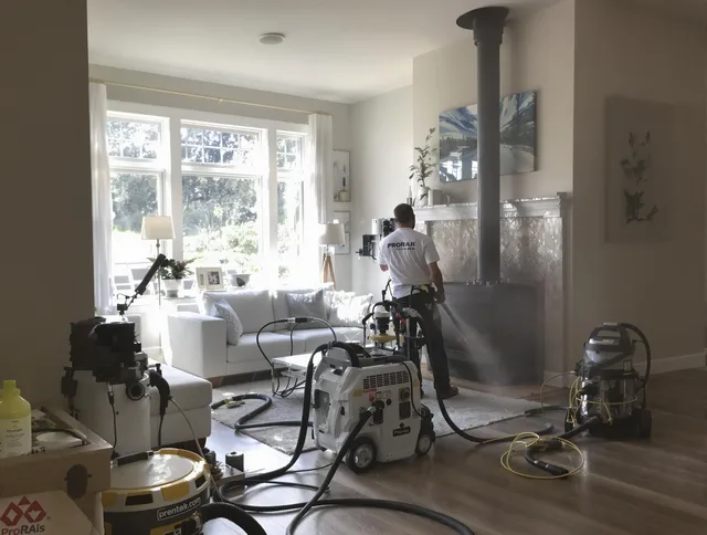 Soot removal service by Darien Chimney Sweep for a fireplace in Darien, CT