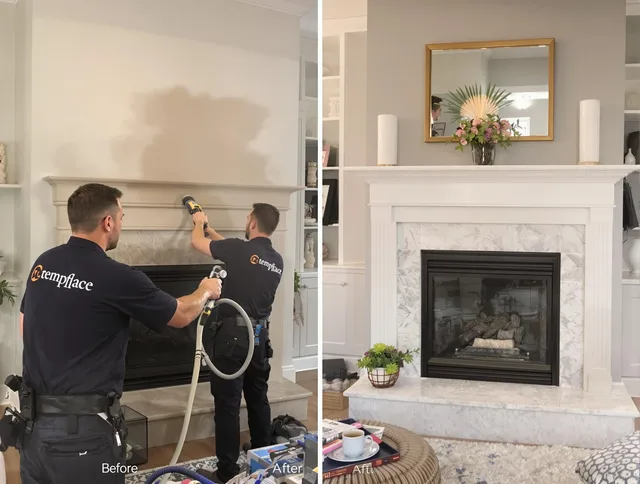 Professional soot removal by Darien Chimney Sweep team in Darien, CT